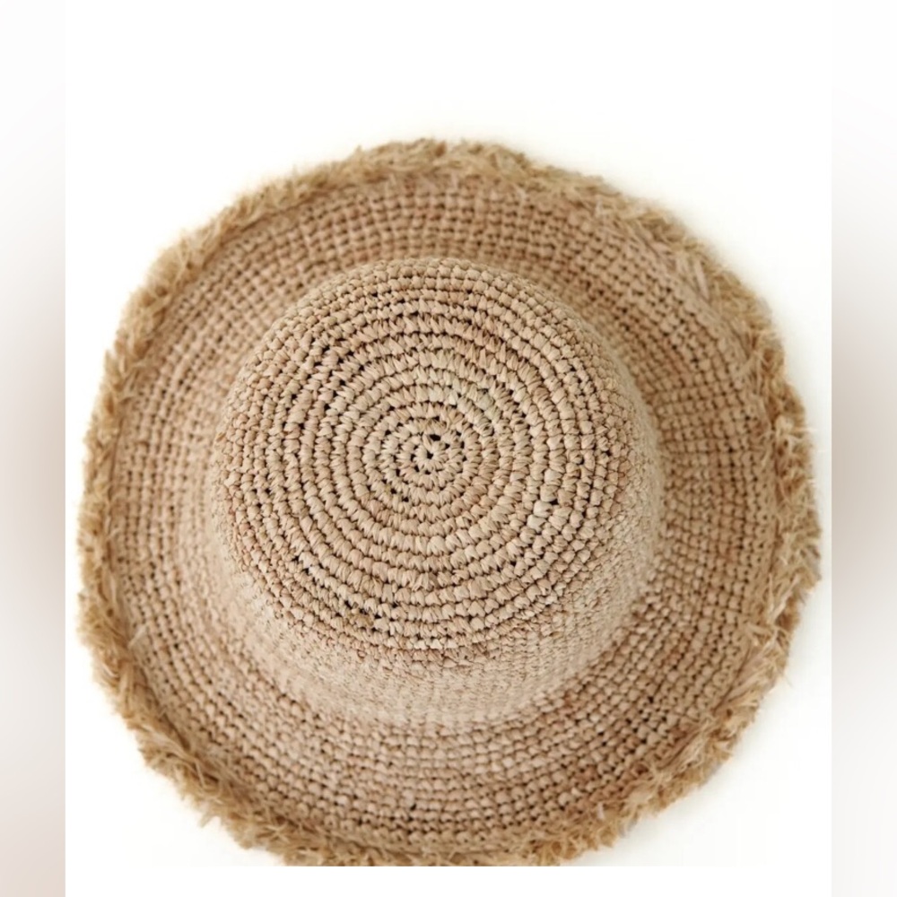 Coco Puff Raffia Bucket Hat - Picture 7 of 9